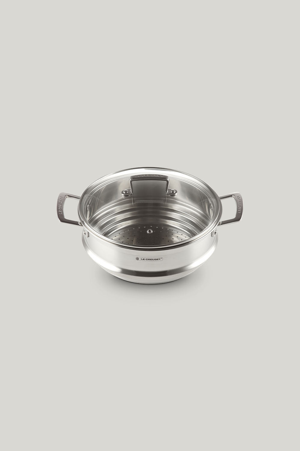 Stainless Steel Multi Steamer With Lid 24cm - Stainless Steel - image 1