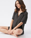 Dreamy Maternity Night Shirt - Charcoal - image 1