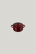 Stoneware Mini Cocotte 10cm - Garnet - image 1