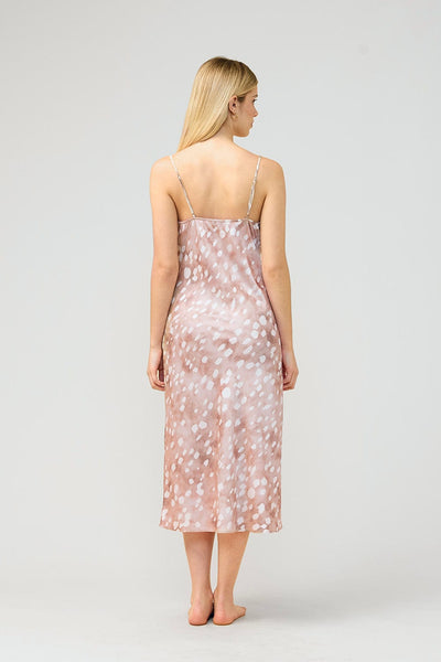 Melody Brown Spot Nightie - Brown - image 3