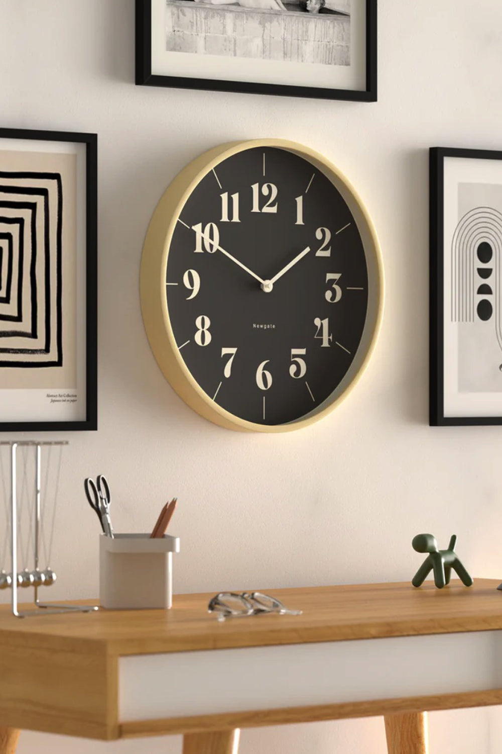 Mr Clarke Clock - Pale Wood Hopscotch Dial – Country Road