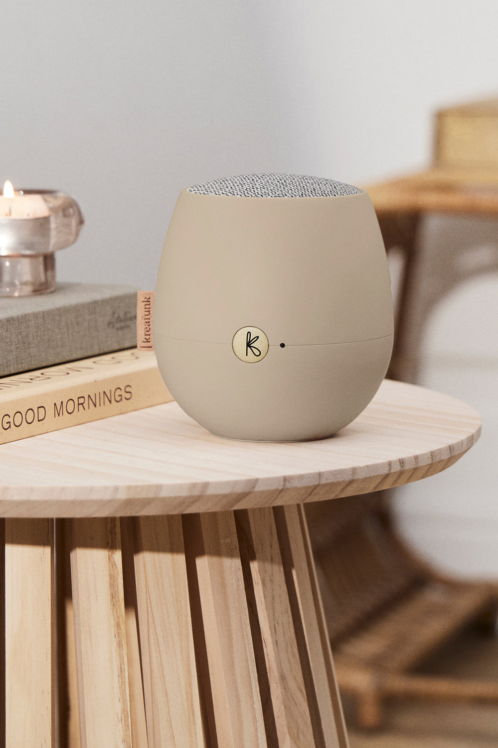 Ajazz 2 Bluetooth Speaker - Ivory Sand - Beige - image 4