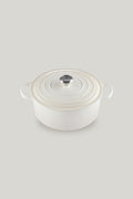 Signature Cast Iron Round Casserole 28cm - Meringue - image 1
