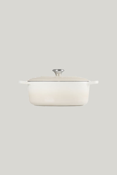 Signature Cast Iron Oval Casserole 29cm - Meringue - image 2