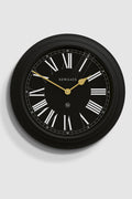 Newgate Chocolate Shop Wall Clock 50cm Silicone Cave Black Silent Sweep - Black - image 1