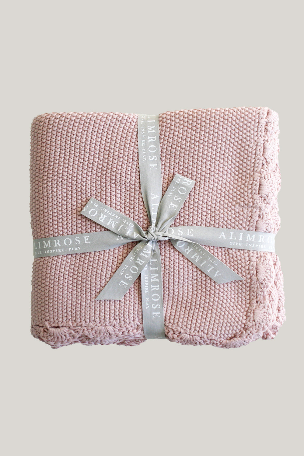 Mini Moss Stitch Baby Blanket - Pink - image 1