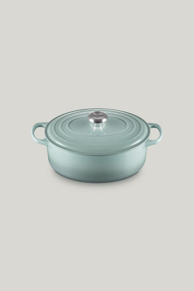 Signature Cast Iron Oval Casserole 29cm - Sea Salt - image 1