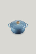Signature Cast Iron Round Casserole 20cm - Chambray - image 1