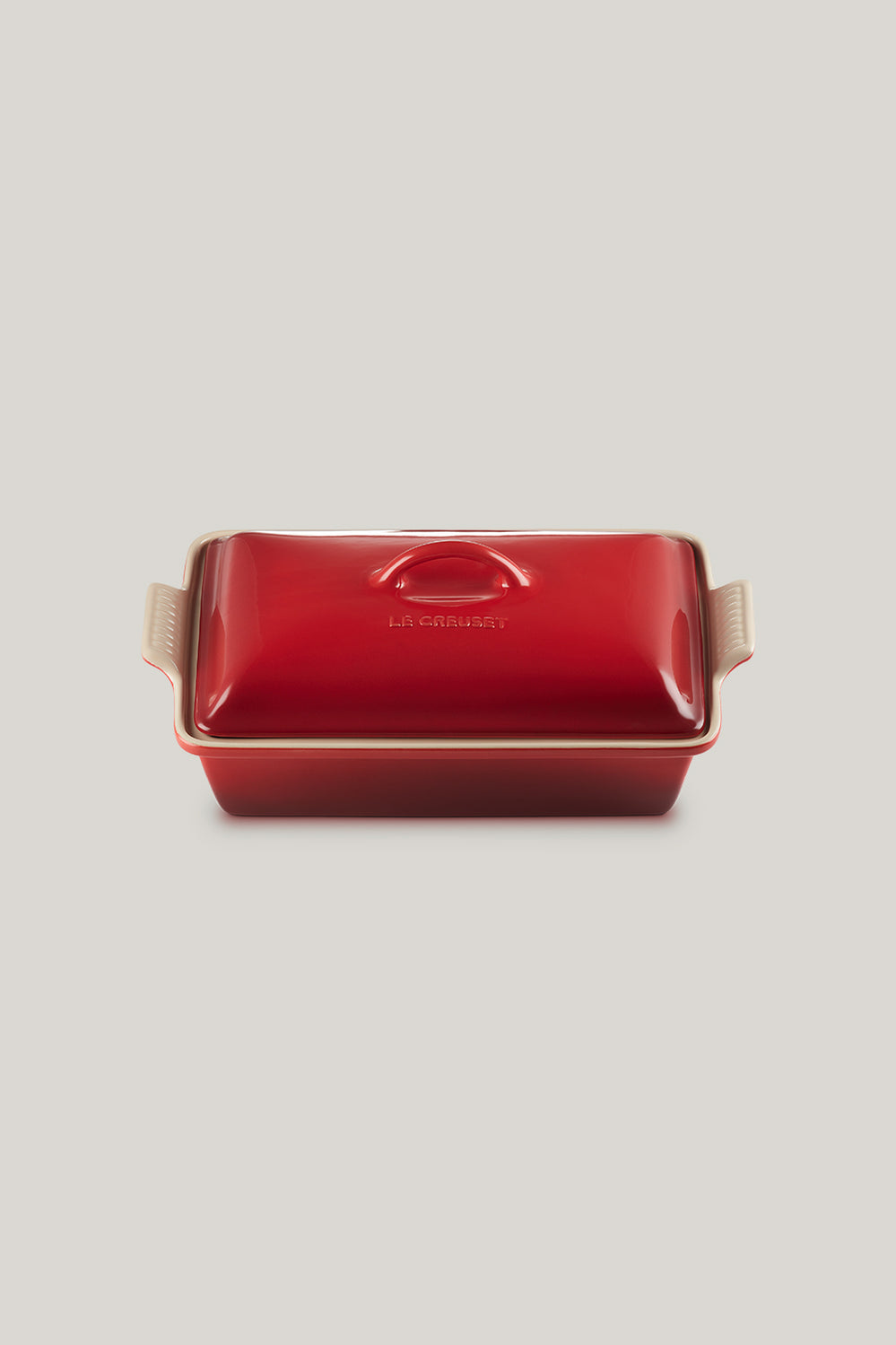Stoneware Heritage Covered Rectangular Dish 33cm - Cerise - image 1