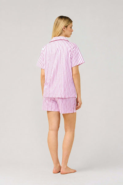 Poppy Stripe Short Pj Set - Pink - image 4