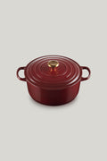Signature Cast Iron Round Casserole 28cm - Garnet - image 1