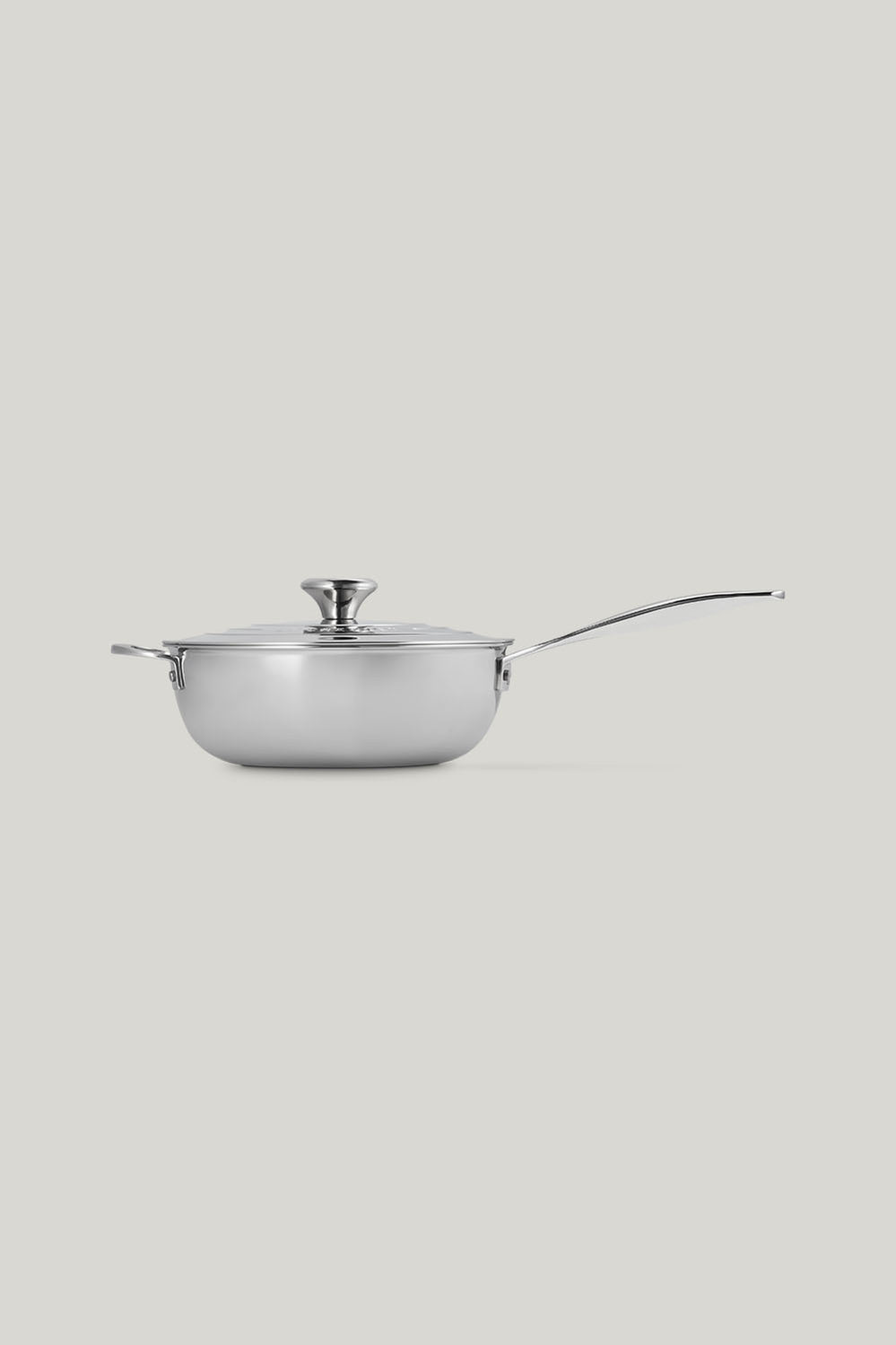 Signature Stainless Steel 3ply Non Stick Chefs Pan 24cm - Stainless Steel - image 2