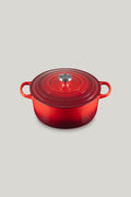 Signature Cast Iron Round Casserole 28cm - Cerise - image 1
