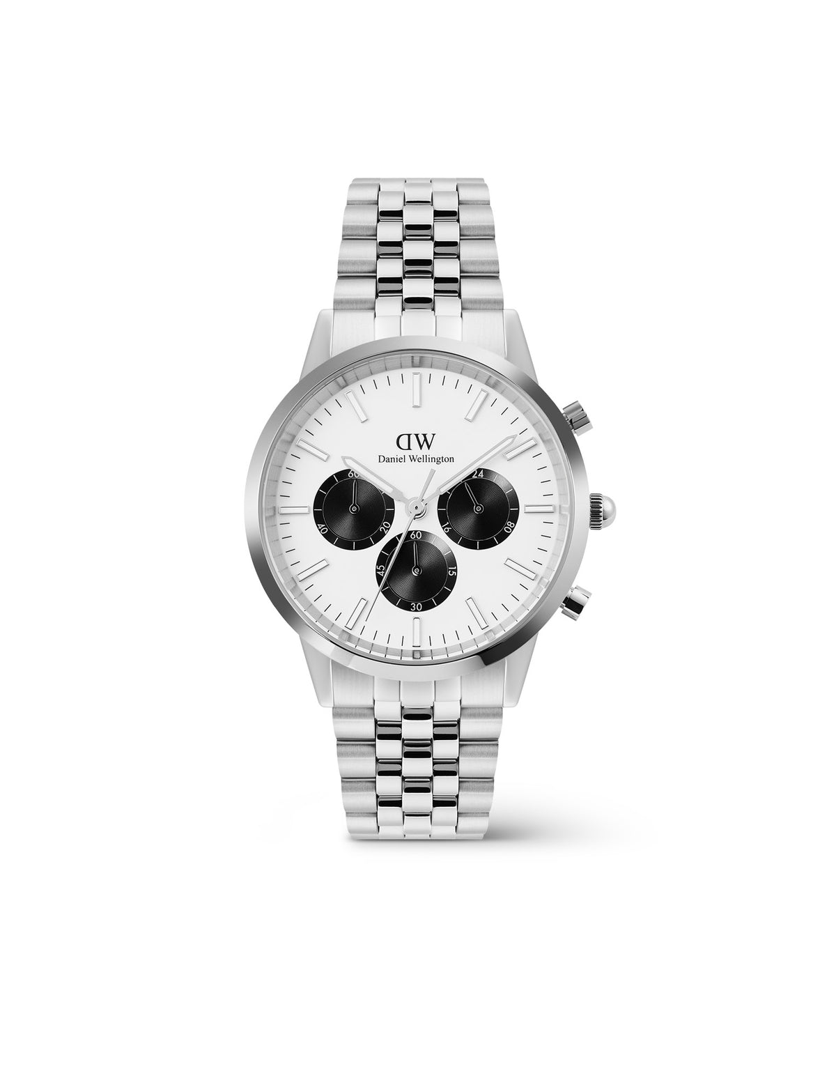 Iconic Chronograph Arch 5-link Off- White Panda Silver - Silver - image 1