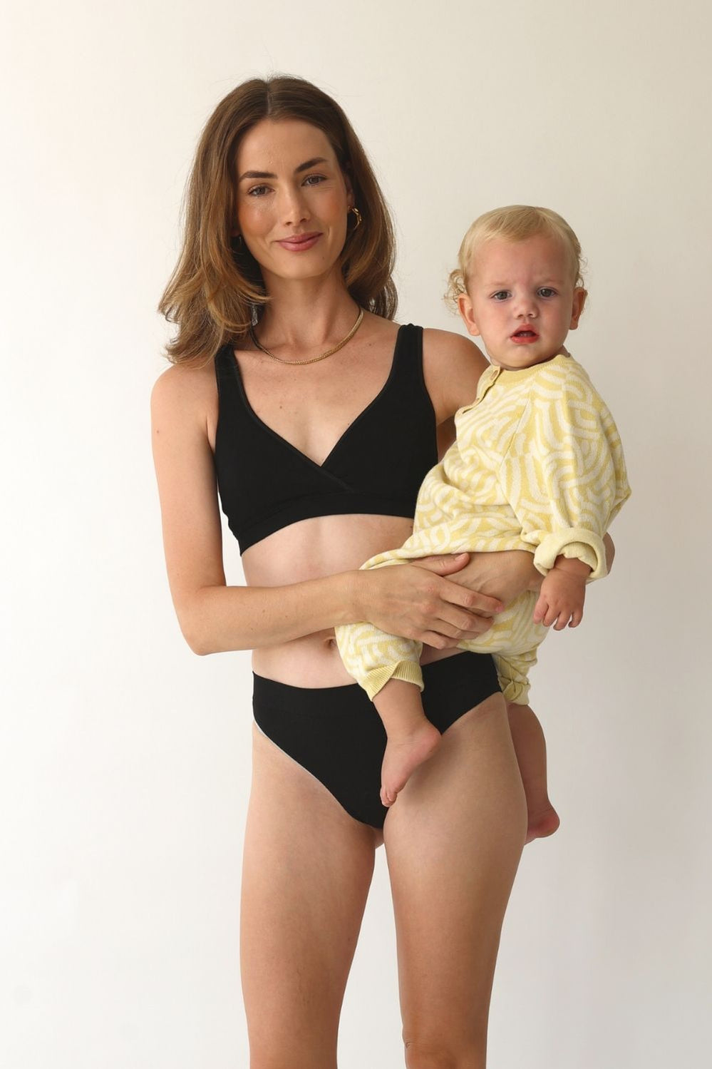 Leakproof Night Maternity Bralette - Black - image 3
