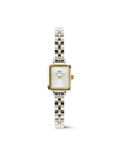 Quadro Mini Arch Link Two Tone Watch - Silver Gold - image 1