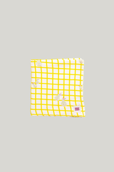 Light And Breathable Muslin Swaddle Wrap - Pear Picnic - Yellow - image 1