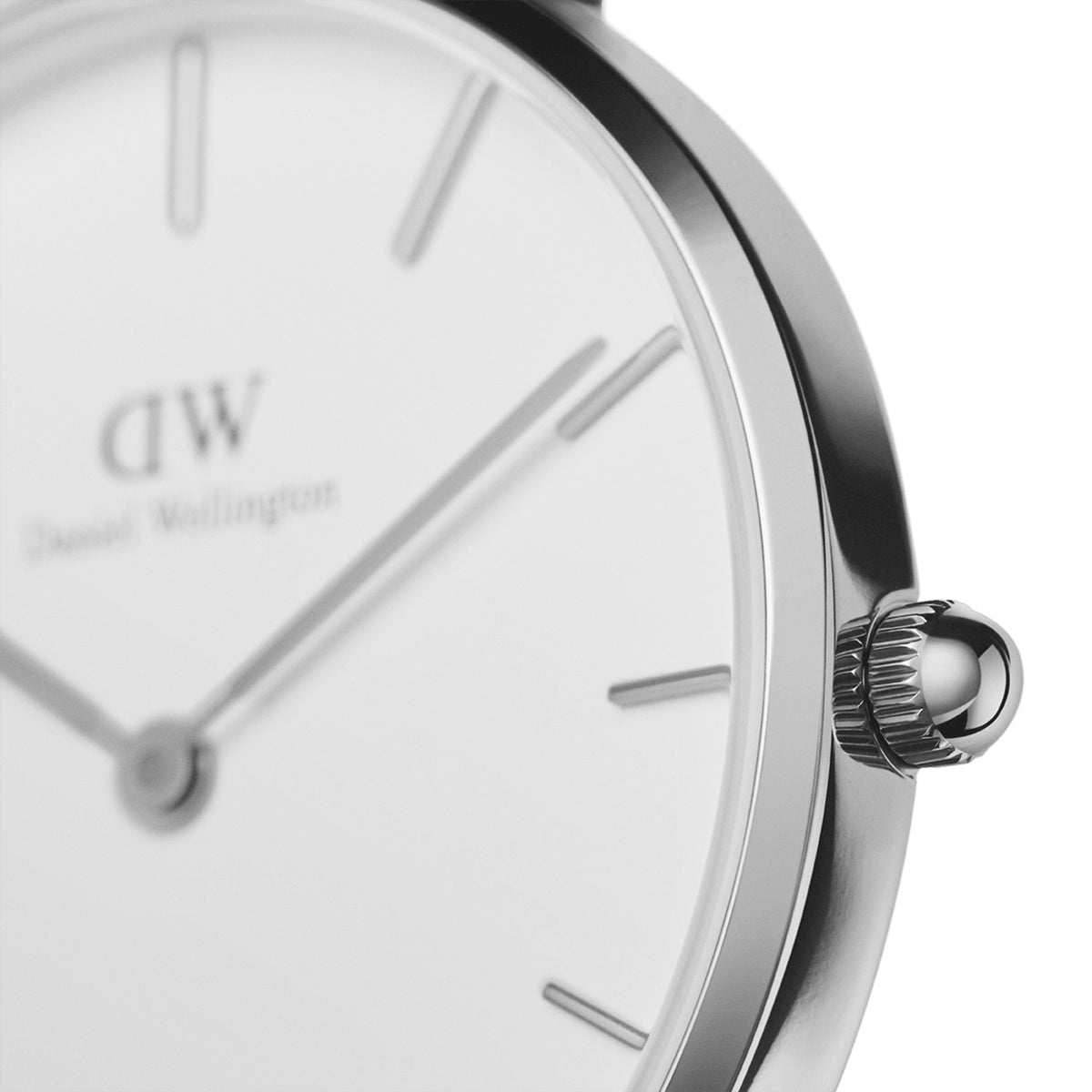 Petite 28 Sterling Silver & White Watch - Silver - image 3