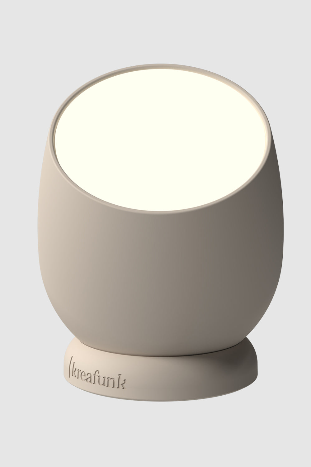 Beam Portable Rechargeable Touch Lamp - Ivory Sand - Beige - image 1