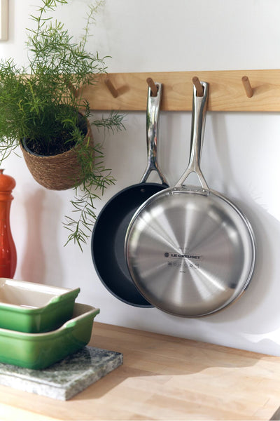 3ply Stainless Steel Non Stick Frying Pan 24cm - Stainless Steel - image 4