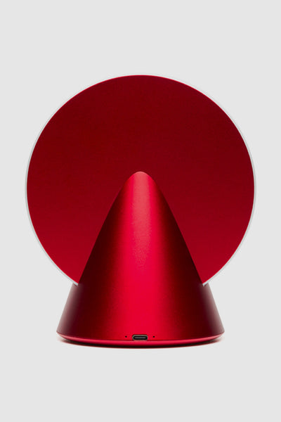 Conic Spherical Portable Led Lamp - Red - Red - image 2