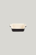 Stoneware Heritage Rectangular Dish 19cm - Matte Black - image 1