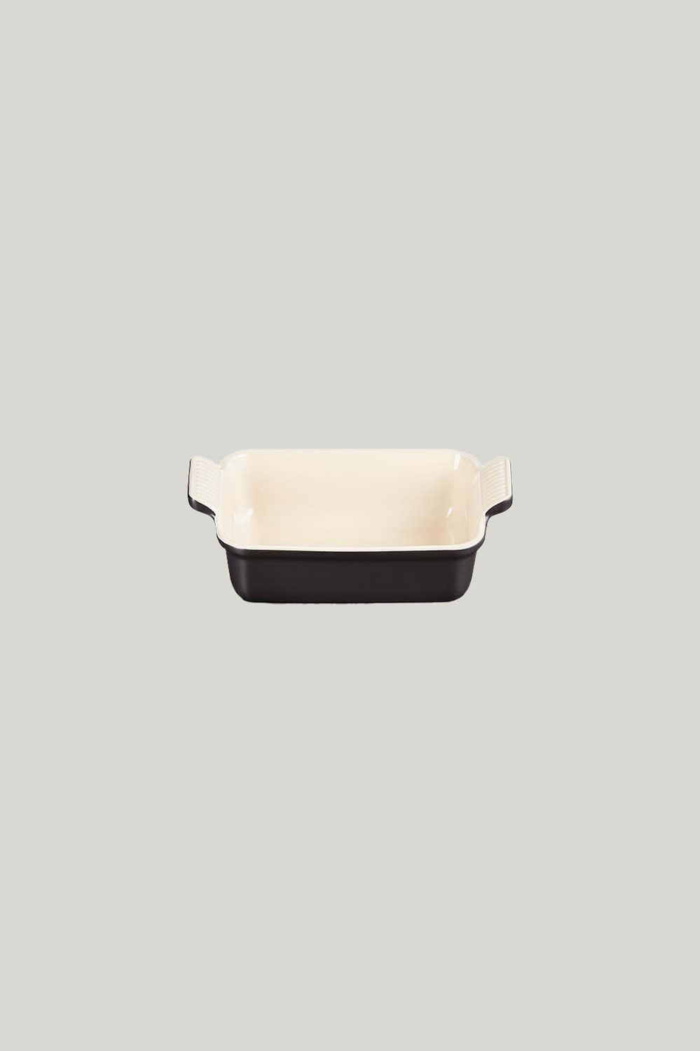 Stoneware Heritage Rectangular Dish 19cm - Matte Black - image 1