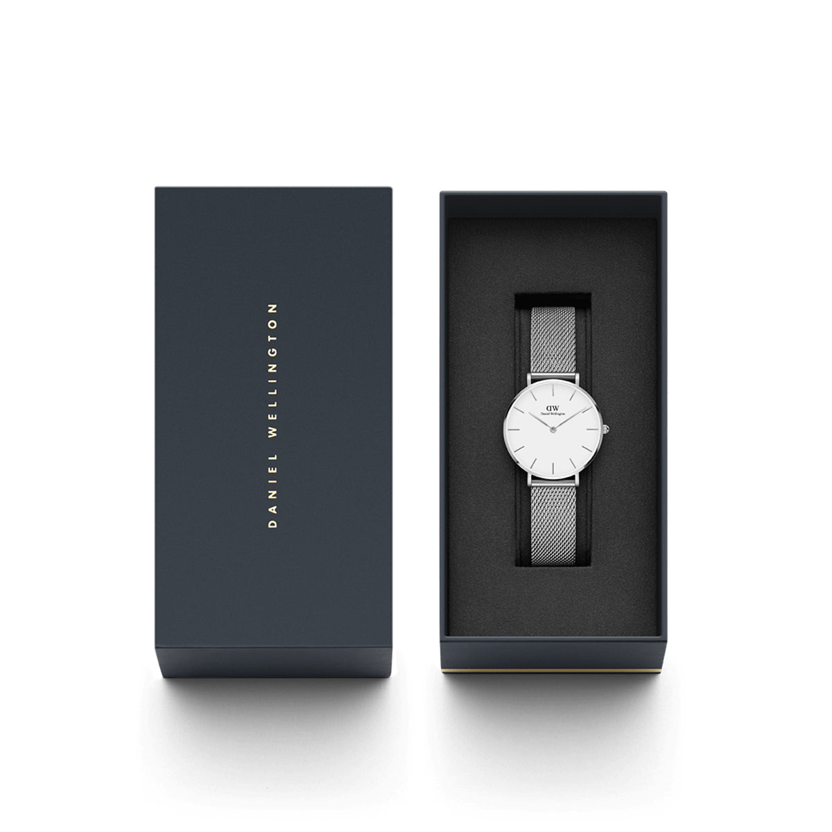 Petite 32 Silver & White Watch - Silver - image 4
