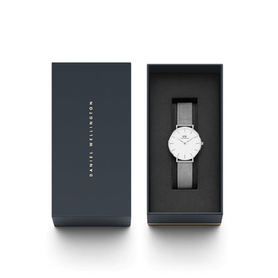 Petite 32 Silver & White Watch - Silver - image 4
