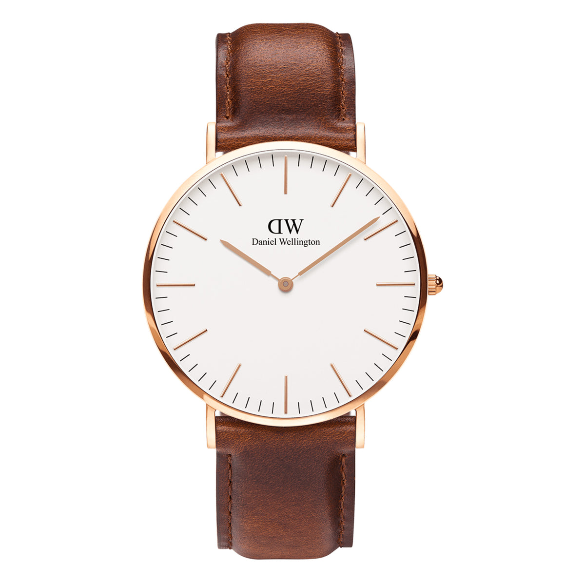Classic 40 St Mawes Rose Gold & White Watch - Rose Gold - image 1