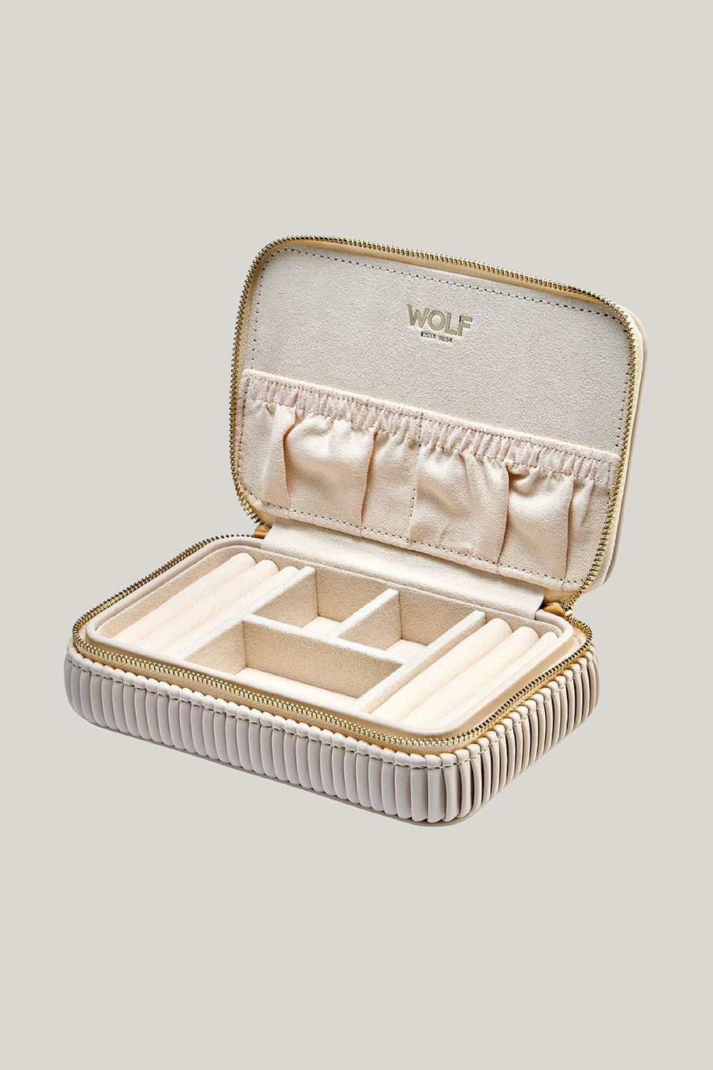 Bella Travel Zip Case Bone - Bone - image 1