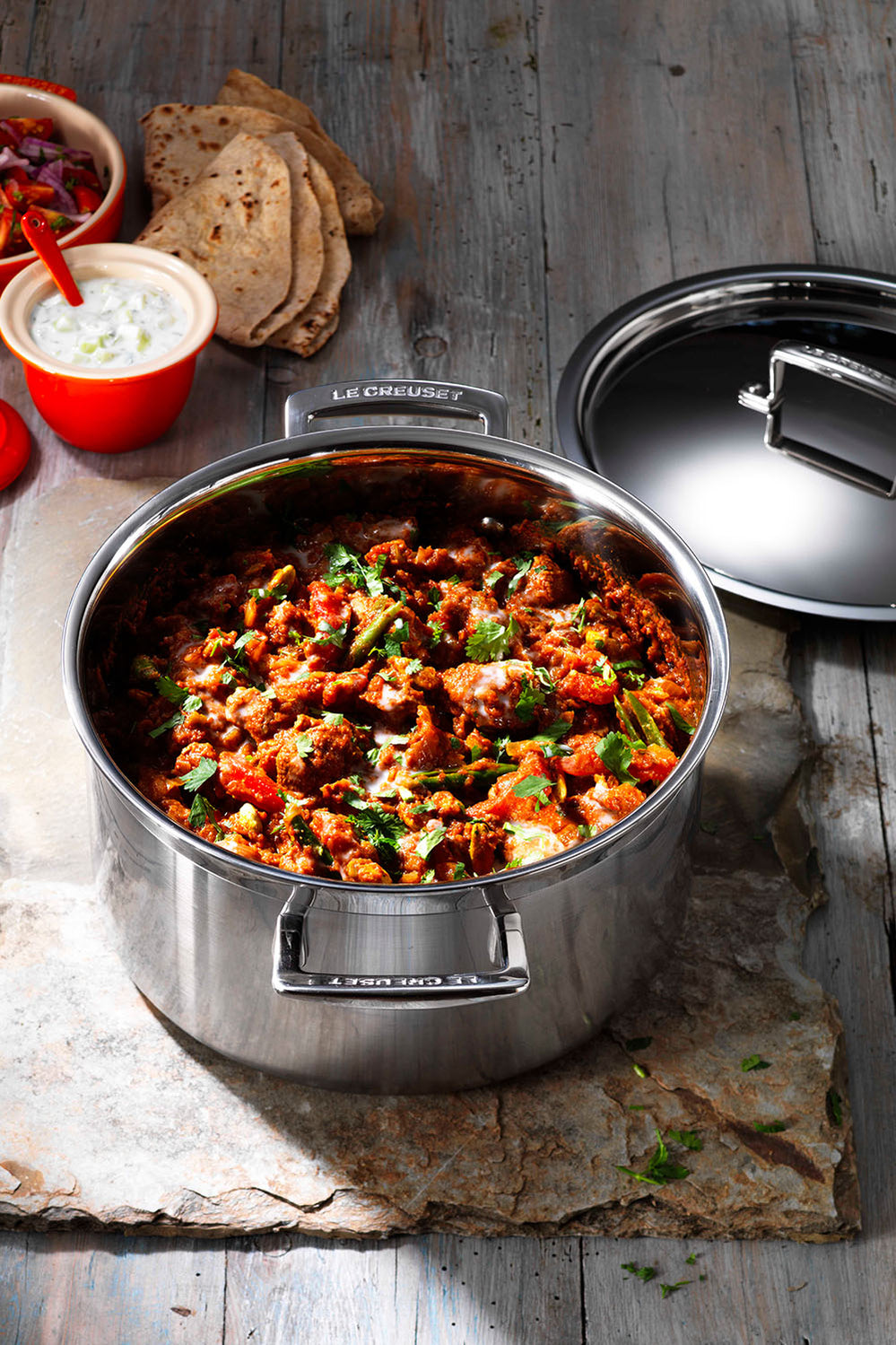 3ply Stainless Steel Deep Casserole 24cm - Stainless Steel - image 3