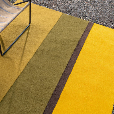 Habitat Festival Stripe Yellow Outdoor Rug 280x200cm - Bright Yellow - image 3