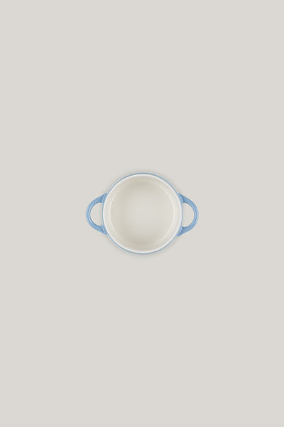 Stoneware Mini Cocotte 10cm - Chambray - image 3