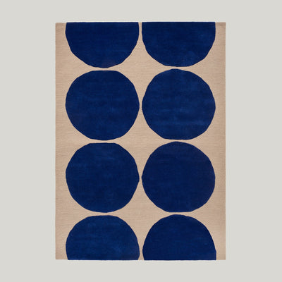 Isot Kivet Blue Rug 240x170cm - Off White - image 1