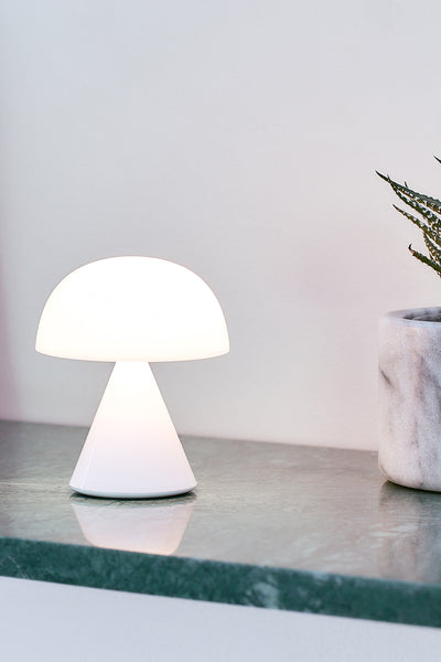 Mina M Medium Portable Led Lamp - White - White - image 3