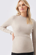 Lift Up Nursing Knit - Cream - image 1