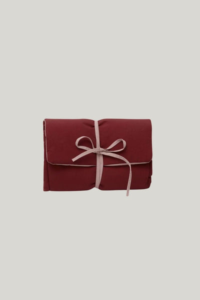 Plush Change Mat - Burgundy - image 1