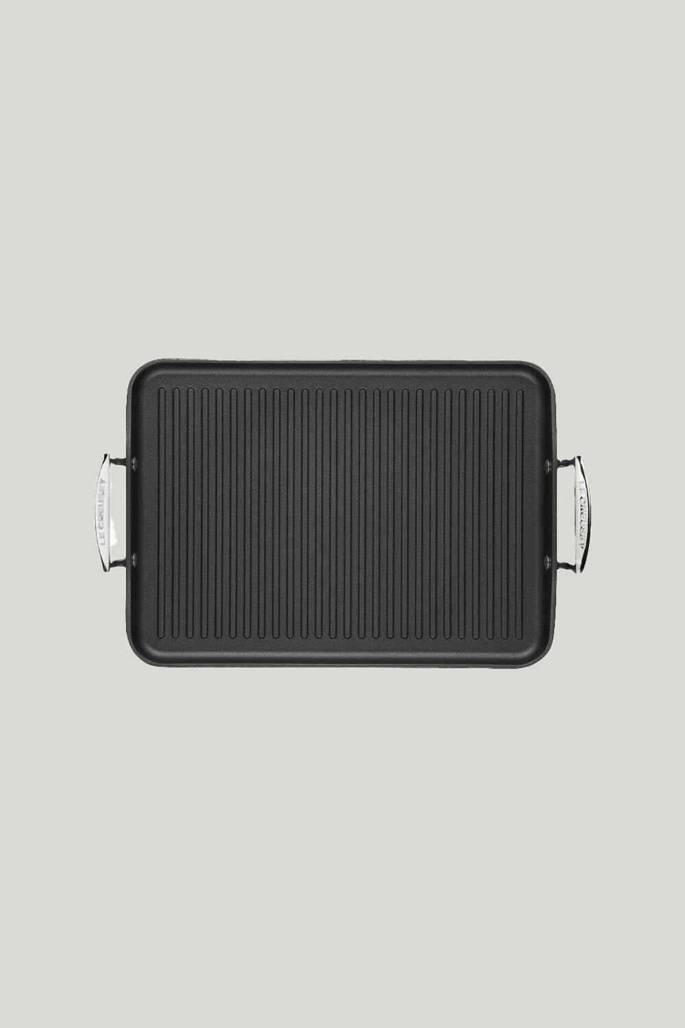 Toughened Non Stick Rectangular Grill 34cm - NO COLOUR - image 3