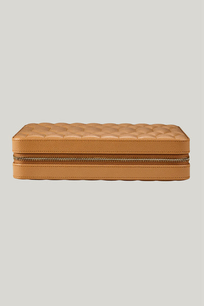 Lauren Large Zip Case Caramel - Caramel - image 2