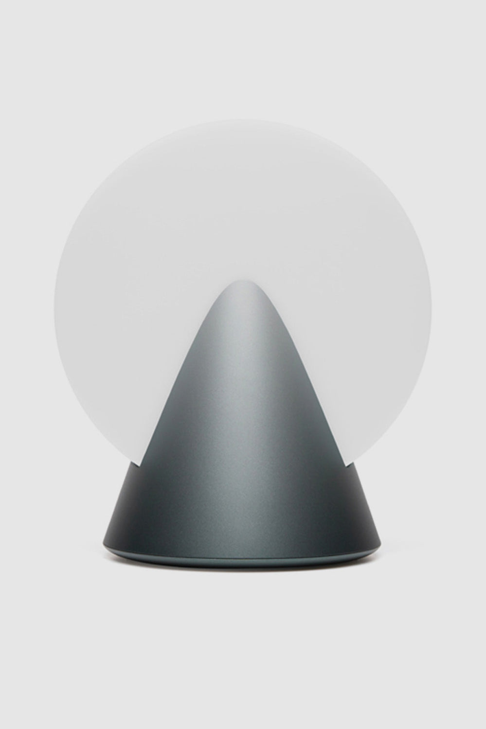 Conic Spherical Portable Led Lamp - Grey - Grey - image 1
