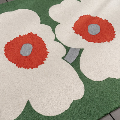Unikko 60th Anniversary Green Rug 230x160cm - Mid Green - image 4
