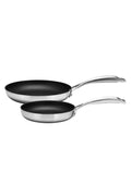 Stainless Steel Starter Frypan 2 Piece Set 20cm & 26cm - 2pc - Silver - image 1