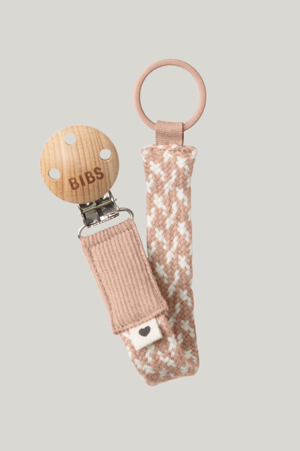 Pacifier Clip - Blush/ivory - Blush - image 1