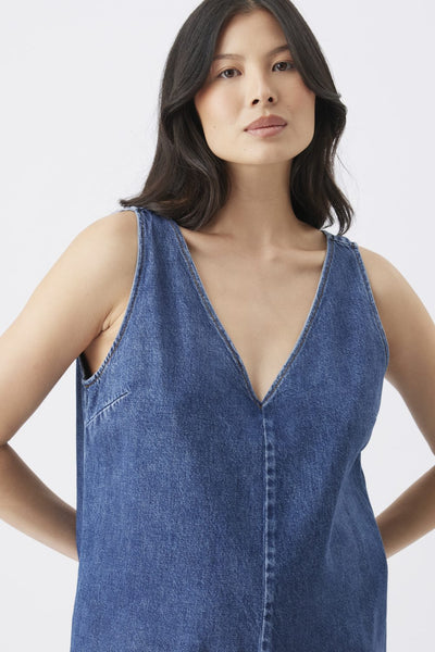 Fenix Denim Playsuit - Dark Wash - image 2