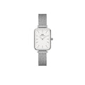 Quadro 20x26 Pressed Sterling Silver & White Watch - Silver - image 1