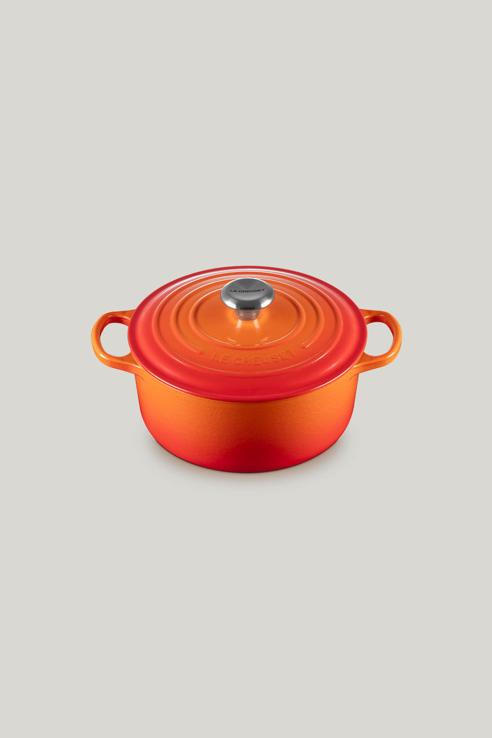 Signature Cast Iron Round Casserole 24cm - Volcanic - image 1