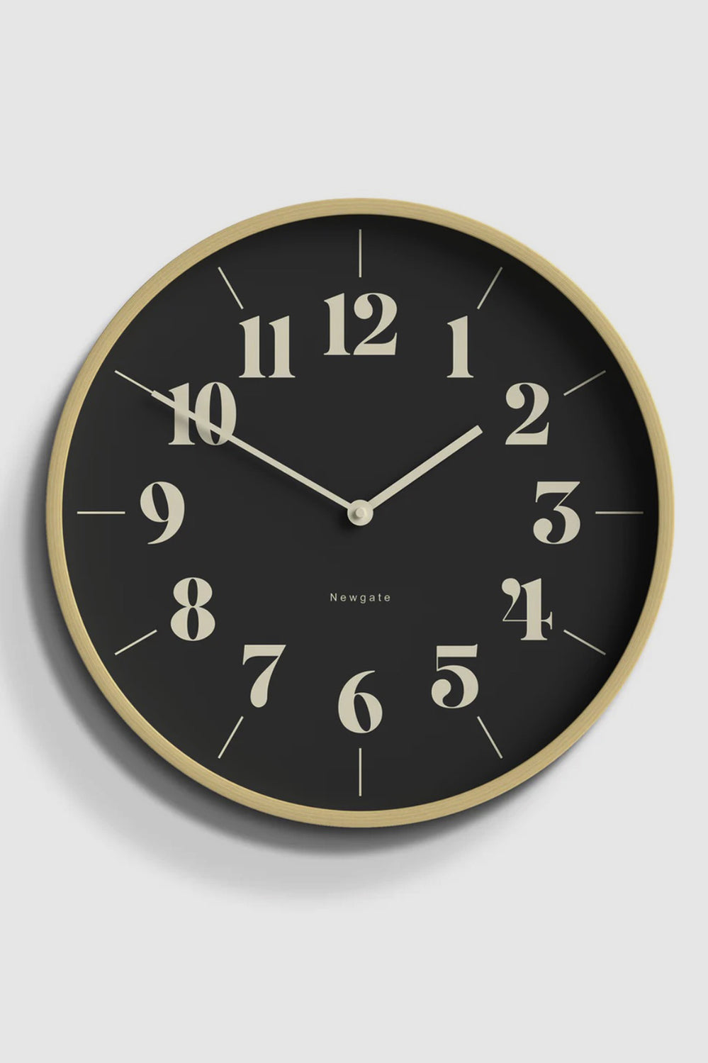 Mr Clarke Clock - Pale Wood Hopscotch Dial - Beige - image 1