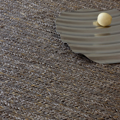 Craft Plait Stone Rug 200x140cm - Stone - image 4