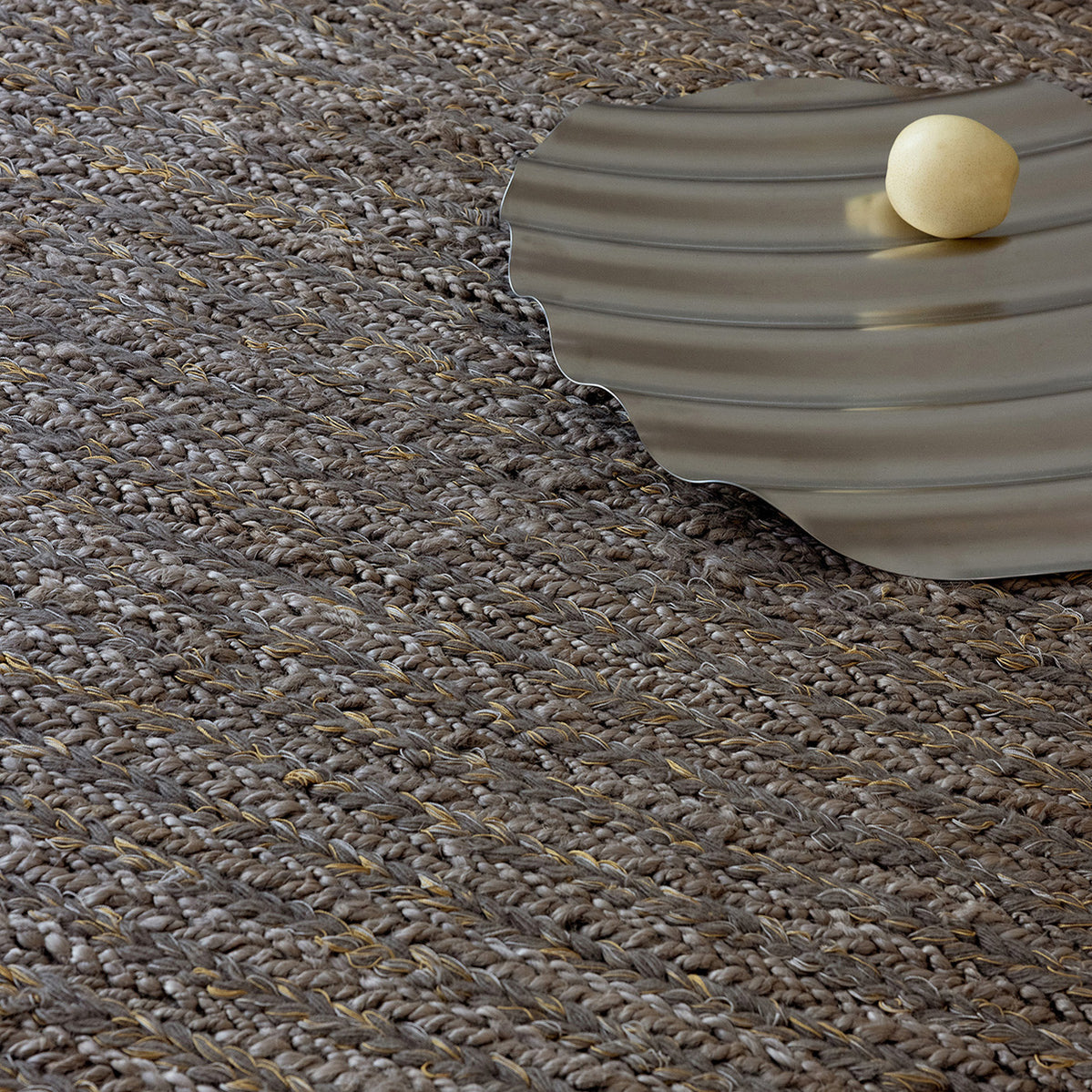 Craft Plait Stone Rug 280x200cm - Stone - image 4